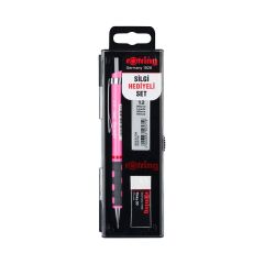 Rotring Tikky 0.7 + Min Silgi Set Neon Pembe