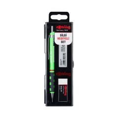 Rotring Tikky 0.5 + Min Silgi Set Neon Yeşil