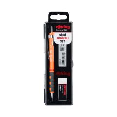 Rotring Tikky 0.5 + Min Silgi Set Neon Turuncu