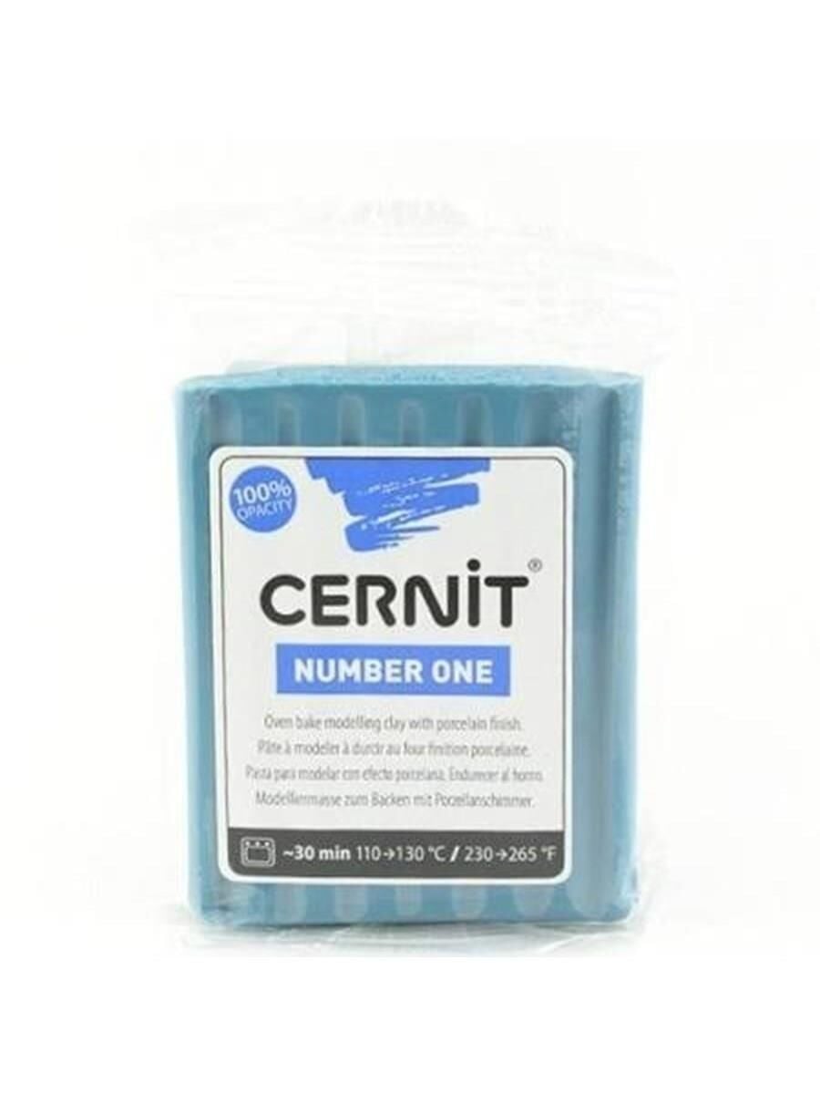 Cernit Number One Polimer Kil 56gr Duck Blue 56230
