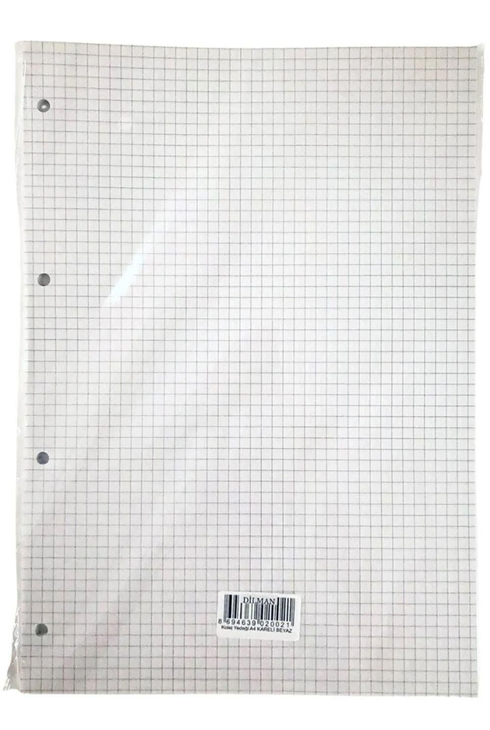 Dilman A5 Kolej Yedeği Kareli Beyaz