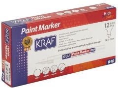 Kraf Paint Markör 810 Beyaz