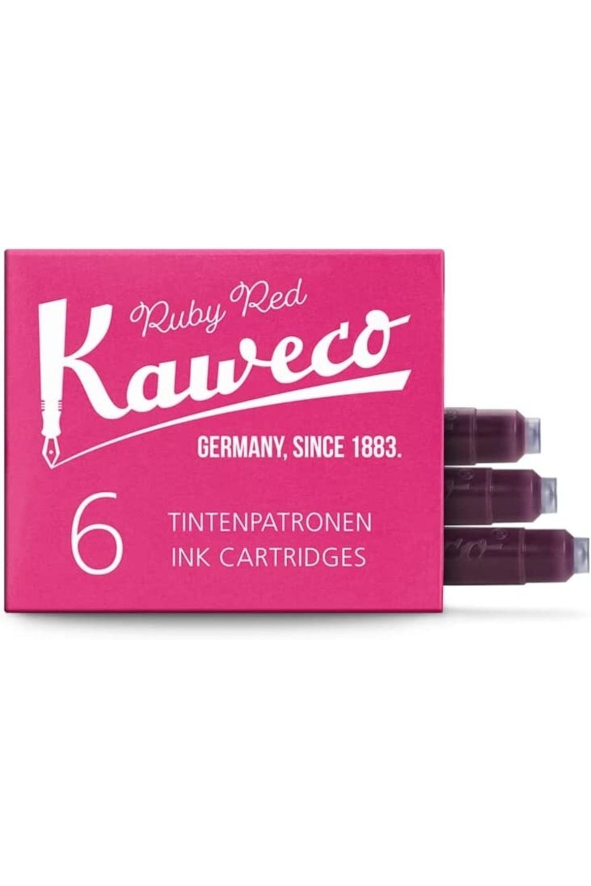 Kaweco Kartus Kırmızı 6lı Paket