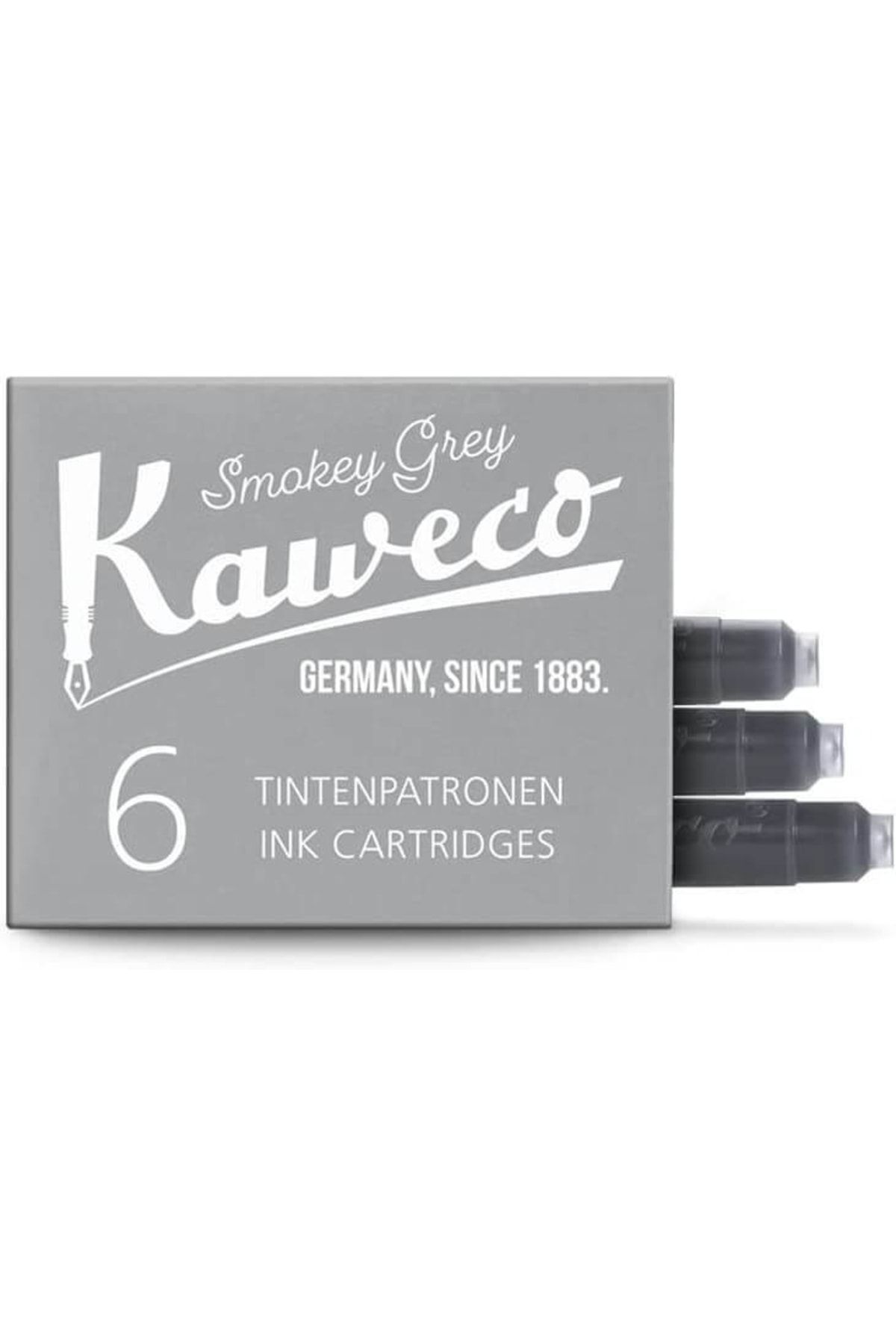 Kaweco 6'lı Duman Gri Kartuş 10000997